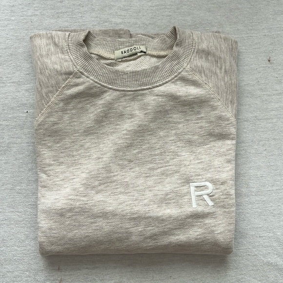 NWOT Ragdoll LA, Oversized, Long Sleeve, Crew Neck Sweatshirt Size L - Picture 1 of 11